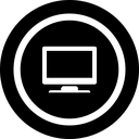 computer, monitor icon