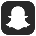 black and white, dark grey, snapchat svg vector icon