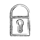 lock, productivity, shape, social svg vector icon