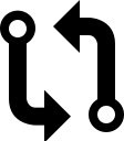 compare, git svg vector icon