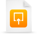 file,document,paper,orange icon