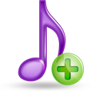 music,plus icon