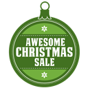 awesome,christmas,sale icon