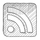 copy, rssfeed icon