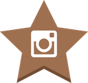 favorite, instagram, socal, star icon