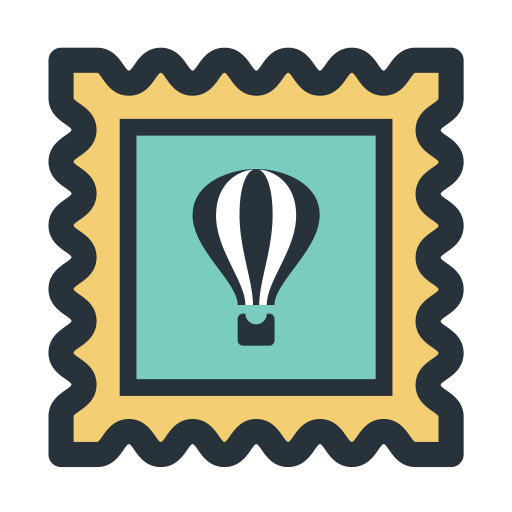 Color Block Post Label svg vector icon