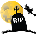 grave, halloween, hauted, rip, scary, witch icon
