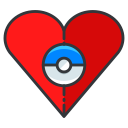 favourite, game, go, play, pokemon svg vector icon