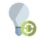 ligthbulb,off,refresh icon