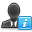 business, info, man, user icon