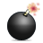 bomb, explosive icon