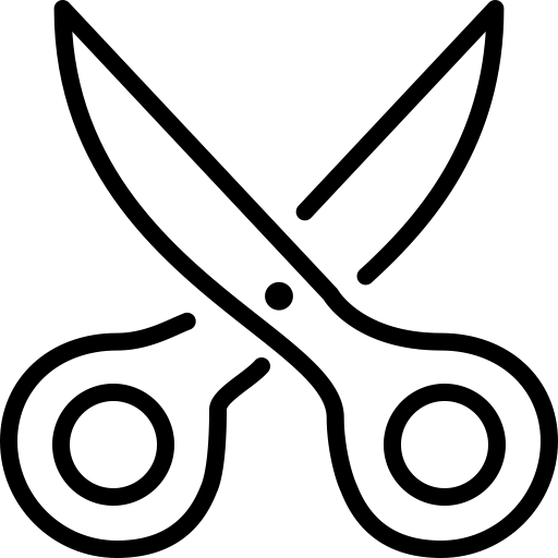 Scissors svg vector icon
