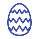 celebration day, christianity, easter, egg, holiday, line, spring svg vector icon