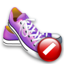 shoes,cancel,stop,no,close icon