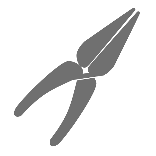 Needle Nose Pliers svg vector icon