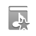 music,library,star icon