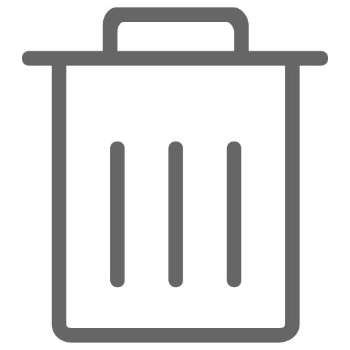 Delete svg vector icon