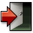 log, log out, logout, out, sign out icon