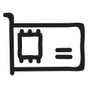 computing, contact, lan, lancard, network, smartcard, soundcard svg vector icon