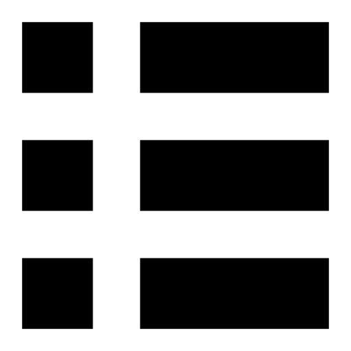 List Display svg vector icon