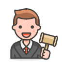 2, judge, man svg vector icon