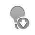lightbulb,off,down icon