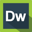 adobe, design, dreamweaver, extension, file, format, software svg vector icon