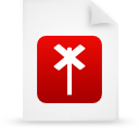 file,document,paper,red icon