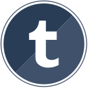 media, tumble, tumbler, tumblr svg vector icon