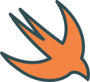 brand, logo, network, social, swift svg vector icon