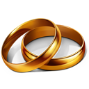 marriage, party, rings, wedding icon