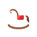 horse, wooden svg vector icon