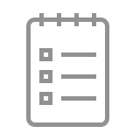 list, notebook svg vector icon