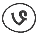 media, social, vine svg vector icon