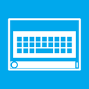 keyboard, on, screen icon