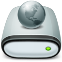 drive, network, offline icon
