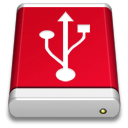 drive,product,red,usb icon