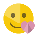 smiley,heart icon