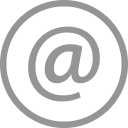 circle, email, letter, mail, message, social svg vector icon
