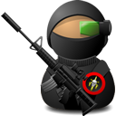 sniper,soldier,with,weapon icon