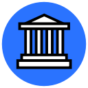 building, law, prison svg vector icon