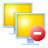 local,network,remove,delete,del icon