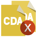 file,format,cda,cross icon