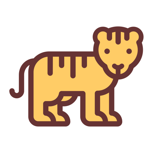 Tiger svg vector icon