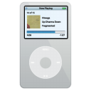 ipod,video,silver icon