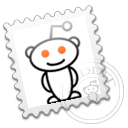 grey, reddit icon