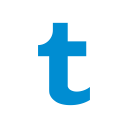 communication, network, online, share, social, tumblr svg vector icon