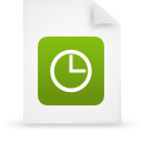 document, file, green, paper icon