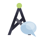 antenna,speech,bubble icon