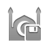 mosque,diskette icon